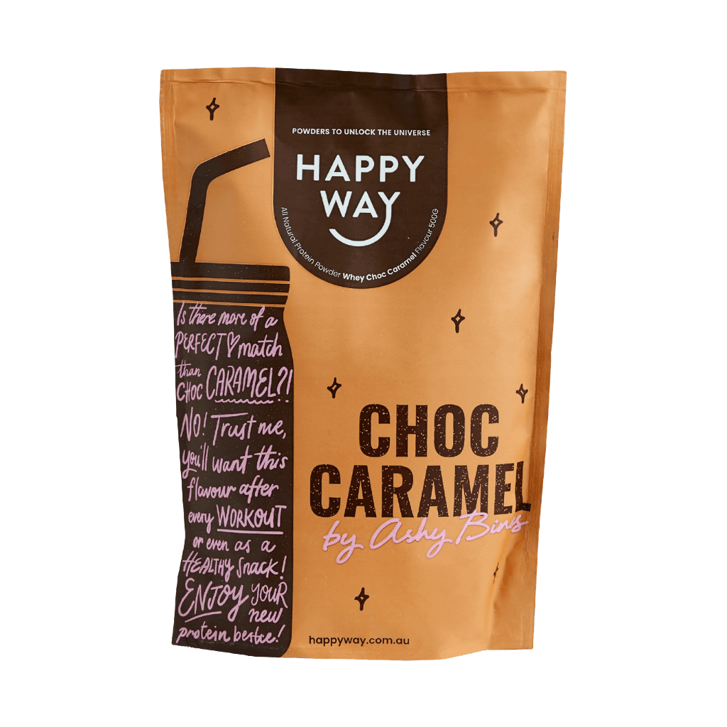 Happy Way Protein (5) & Happy Way Protein Happy Way Whey blend protein 500g Chocolate Caramel