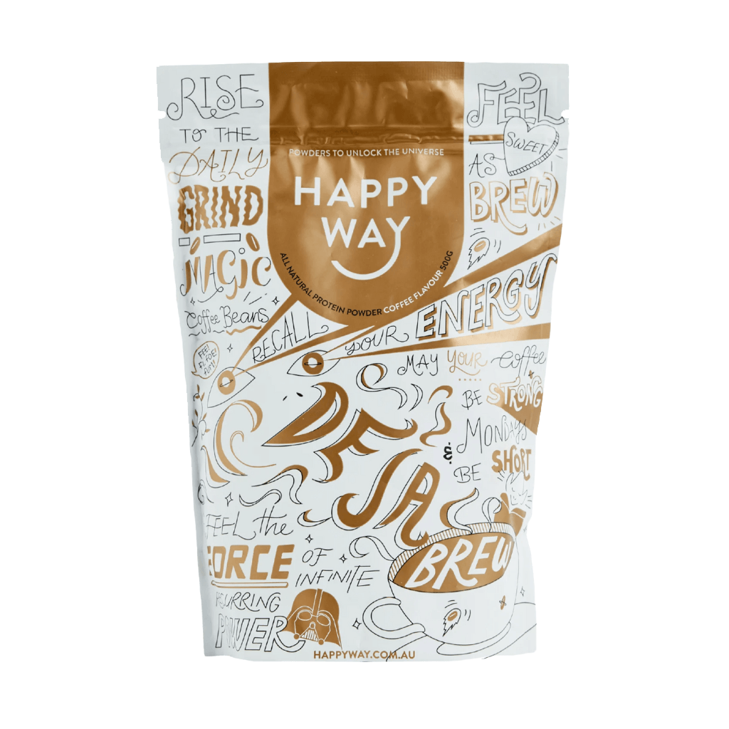 Happy Way Protein & Happy Way Protein Happy Way Whey blend protein 500g Coffee