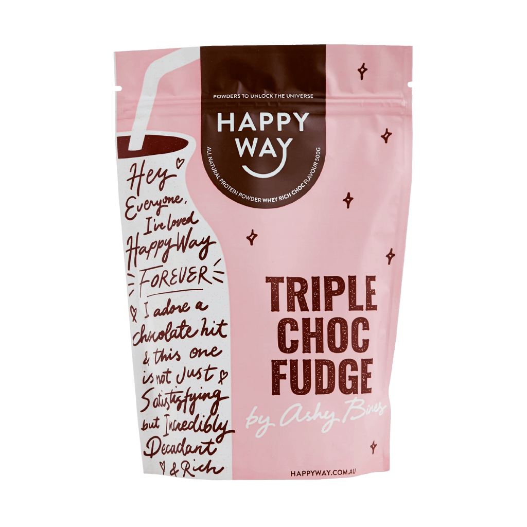 Happy Way Protein Happy Way Whey blend protein 500g Triple Choc Fudge