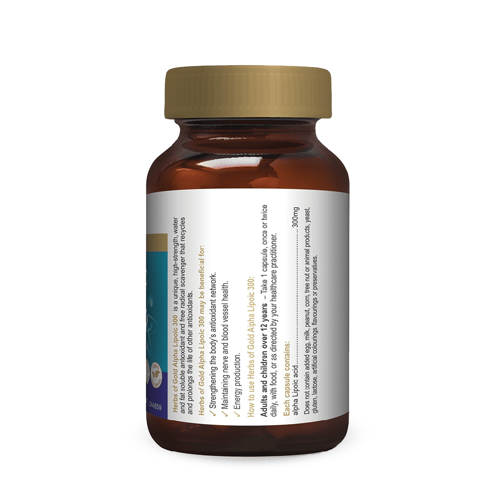 Herbs of Gold Alpha Lipoic Acid 300