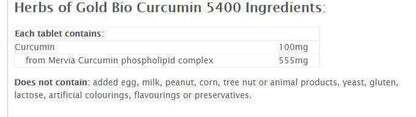 Herbs of Gold Bio Curcumin 5400