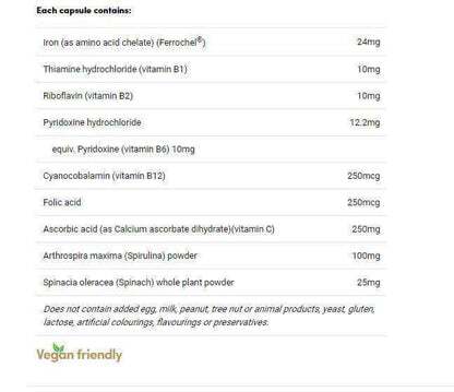 Herbs of Gold Organic Iron Max