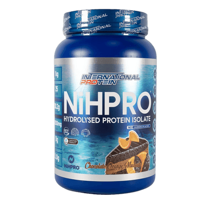 NiHPRO & NiHPRO International Protein Whey protein isolate 1kg Chocolate Orange Mudcake