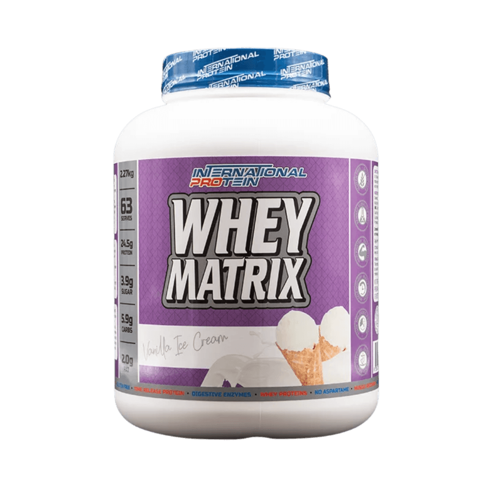 Whey Matrix & Whey Matrix International Protein Whey blend protein 25 Serves Vanilla