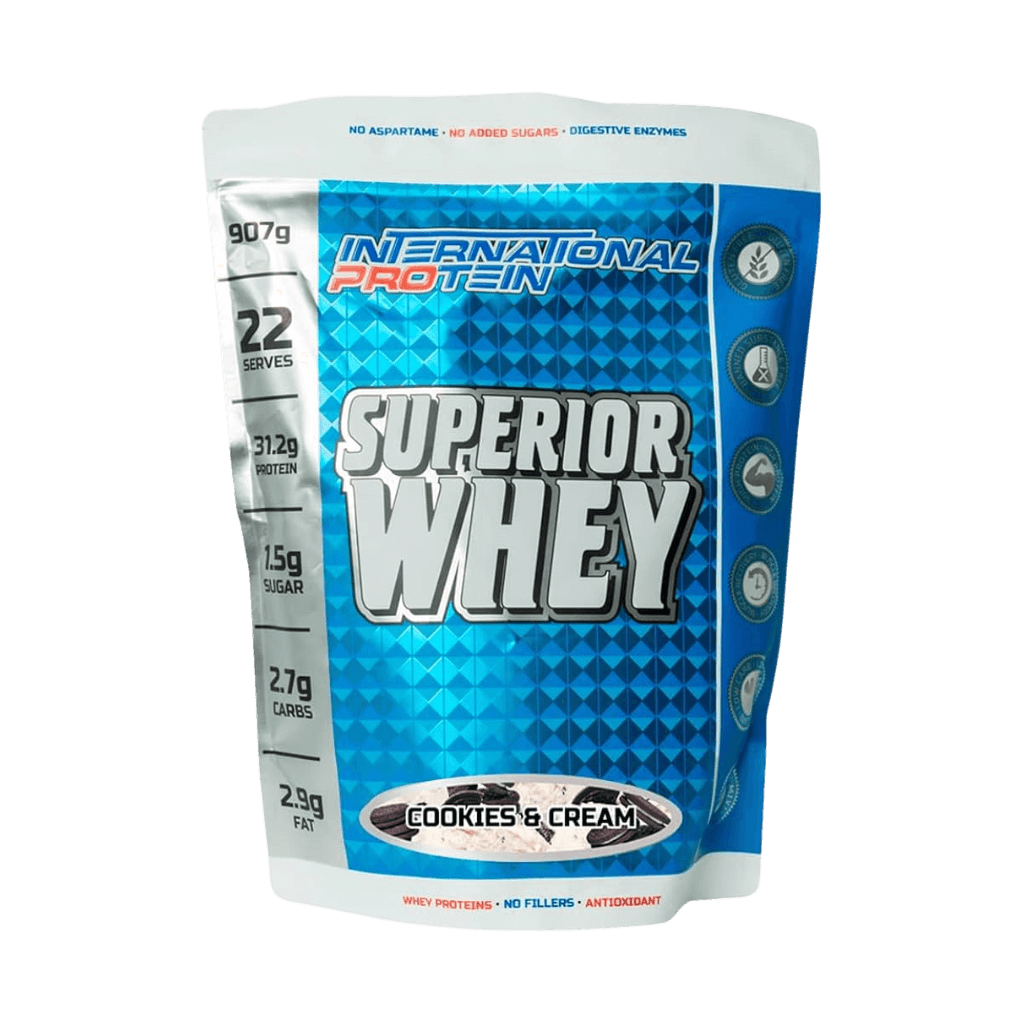 Superior Whey International Protein Superior whey 22 Serves Cookies and Cream
