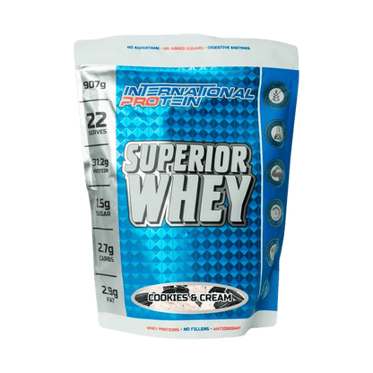 Superior Whey International Protein Superior whey 22 Serves Cookies and Cream