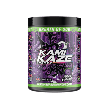 Kamikaze Athletic Sport High stim pre workout 60 Serves Black Currant