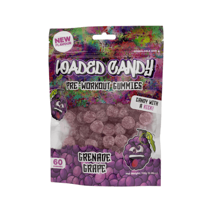 Pre-Workout Gummies Loaded Candy Low stim pre workout