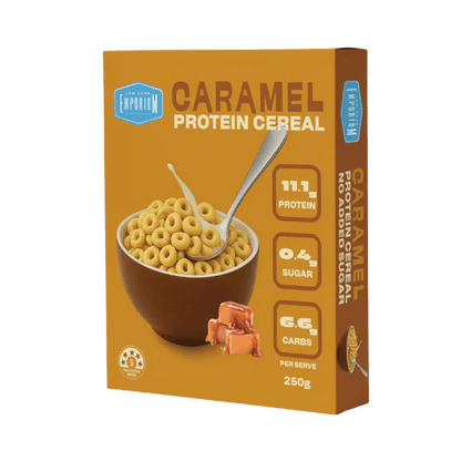 Protein Cereal (2) & Protein Cereal Low Carb Emporium Functional foods 250g Caramel