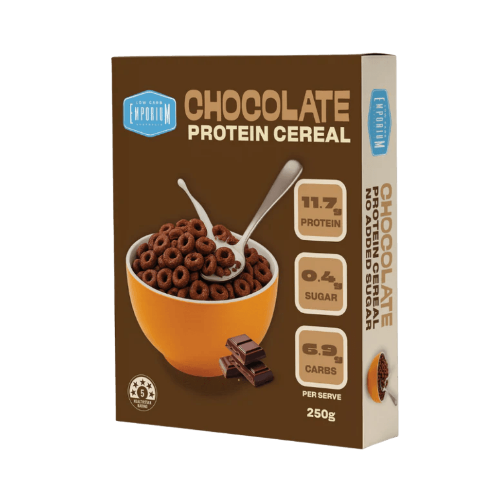 Protein Cereal (1) & Protein Cereal Low Carb Emporium Functional foods 250g Chocolate