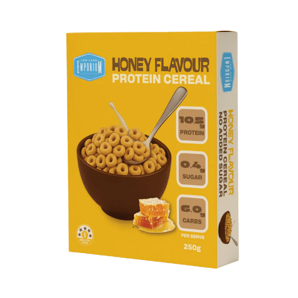 Protein Cereal (4) & Protein Cereal Low Carb Emporium Functional foods 250g Honey