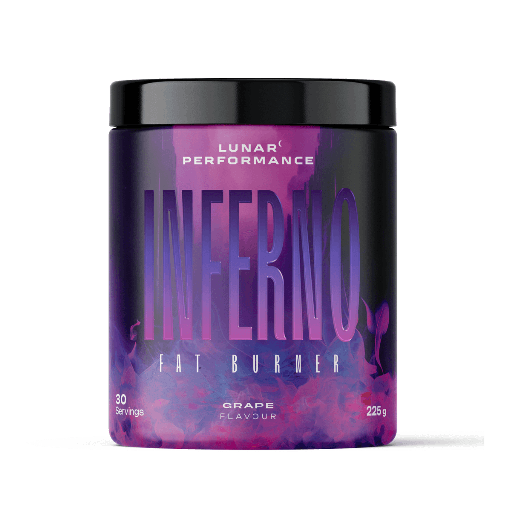 Inferno & Inferno Lunar Performance Fat burners supplements 30 Serves Grape