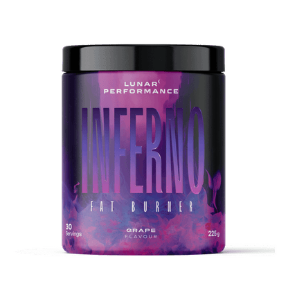 Inferno & Inferno Lunar Performance Fat burners supplements 30 Serves Grape