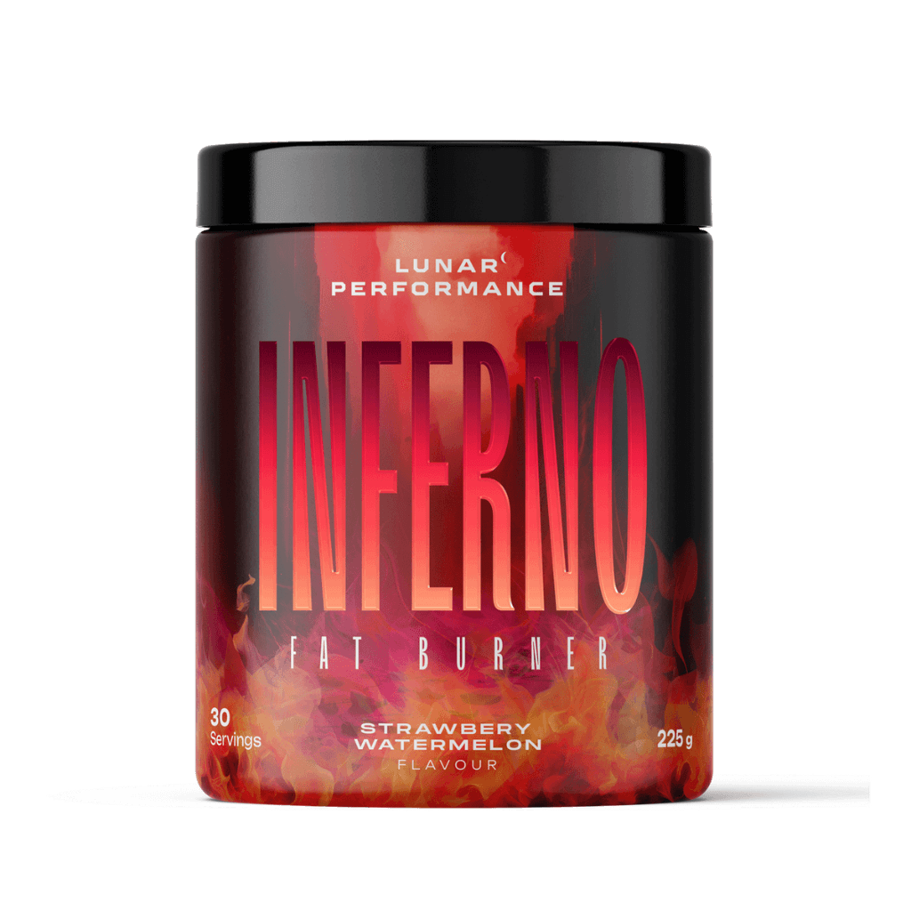 Inferno (1) & Inferno Lunar Performance Fat burners supplements 30 Serves Strawberry Watermelon