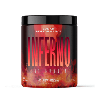 Inferno (1) & Inferno Lunar Performance Fat burners supplements 30 Serves Strawberry Watermelon