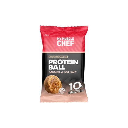 Protein Ball My Muscle Chef Protein snacks Single Serve Caramel & Sea Salt