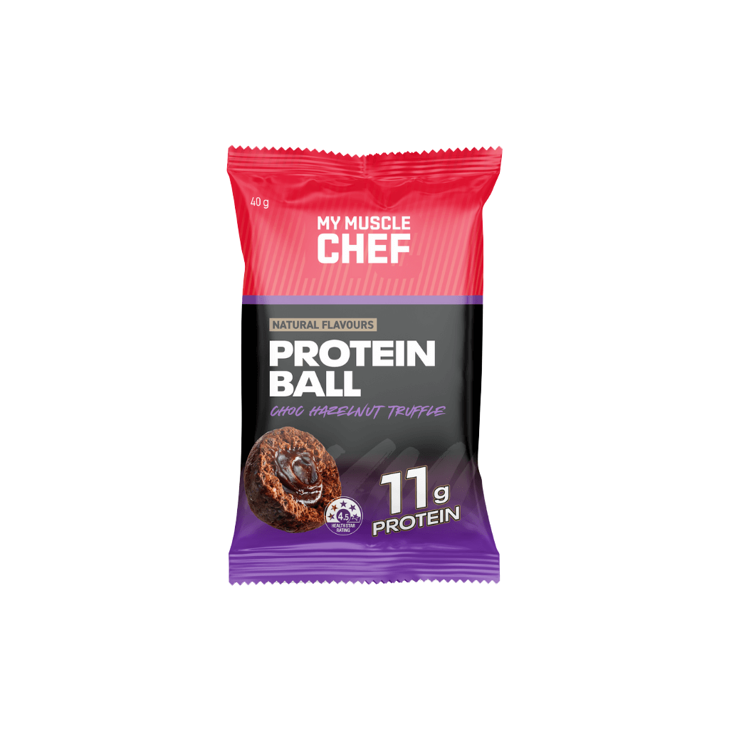 Protein Ball My Muscle Chef Protein snacks Single Serve Hazelnut Truffle