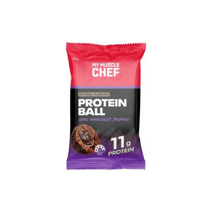 Protein Ball My Muscle Chef Protein snacks Single Serve Hazelnut Truffle