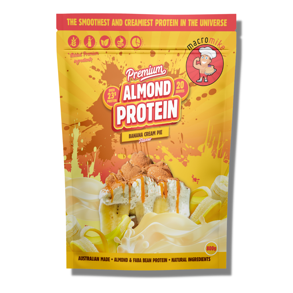 Premium Almond Protein Macro Mike Vegan protein powder