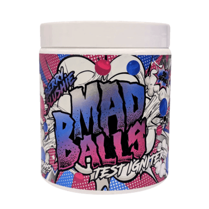 Mad Balls & Mad Balls Mad Science Testosterone boosters supplements 30 Serves Berry Slushie