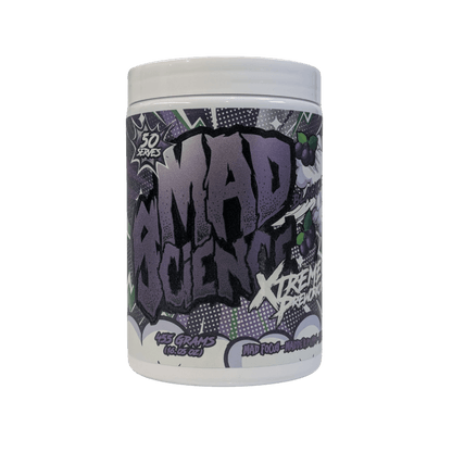 Mad Science Xtreme Pre Workout Mad Science High stim pre workout 50 Serves Blackcurrant