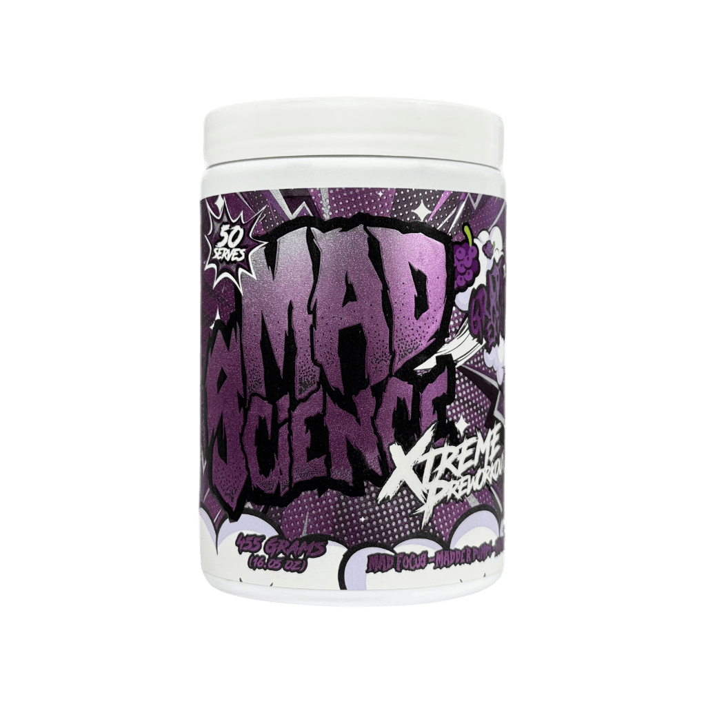 Mad Science Xtreme Pre Workout Mad Science High stim pre workout 50 Serves Grape Explosion
