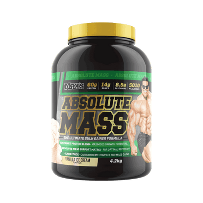 Absolute Mass & Absolute Mass Max's Mass gainer protein powder 2.7kg Vanilla Ice Cream