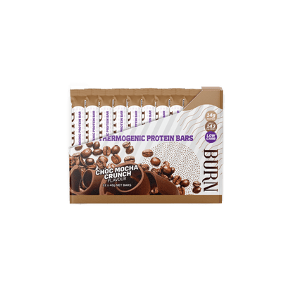 Maxine's Burn Bars (1) & Maxine's Burn Bars Maxine's Low carb protein bars Box of 12 Mocha Fudge