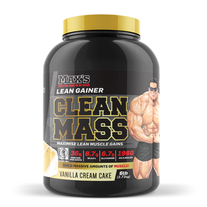 Clean Mass Max's Mass gainer protein powder