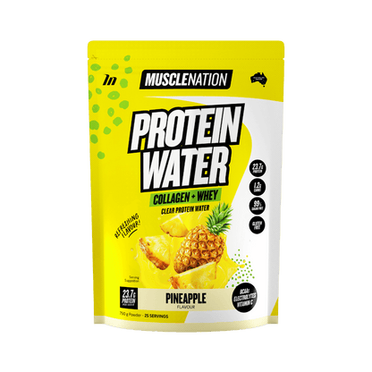 Protein Water | Collagen + Whey Muscle Nation Protein water 25 Serves Pineapple