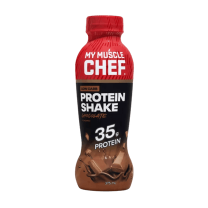Protein Shake (3) & Protein Shake My Muscle Chef Drinks ready to drink Box of 12 Chocolate