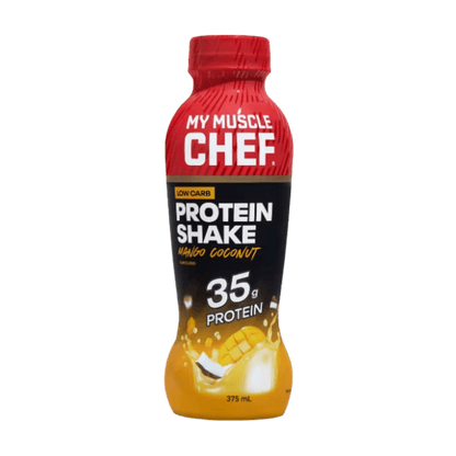 Protein Shake & Protein Shake My Muscle Chef Drinks ready to drink Box of 12 Mango Coconut