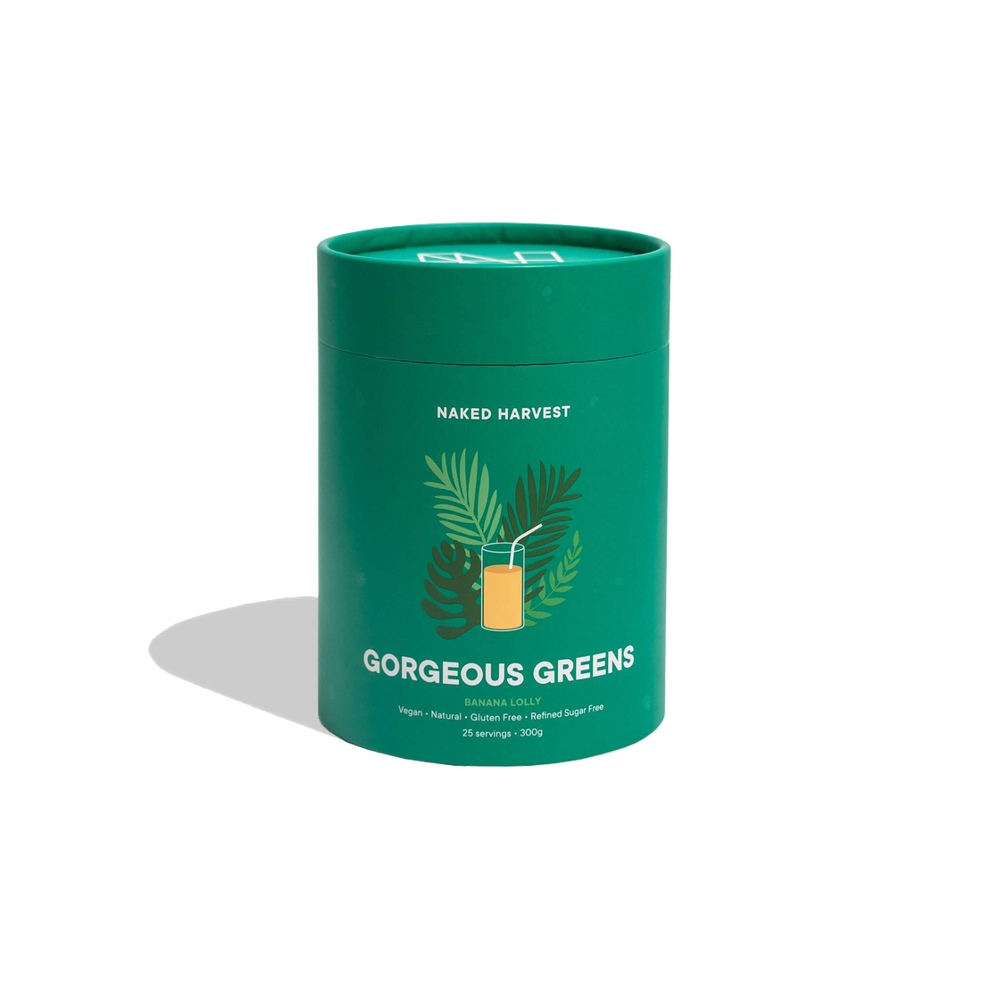 Gorgeous Greens & Gorgeous Greens Naked Harvest Greens supplements 25 Serves Banana Lolly