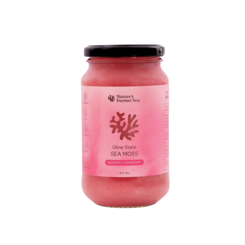 Sea Moss Gels Natures Farmer Sea Sea moss 375ml Glow State (Women's harmony)