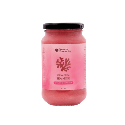 Sea Moss Gels Natures Farmer Sea Sea moss 375ml Glow State (Women's harmony)