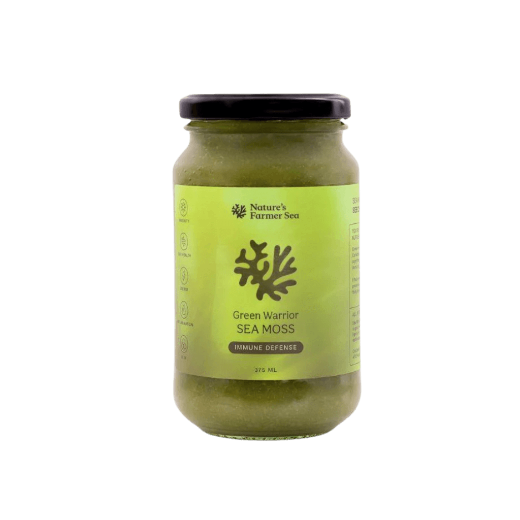 Sea Moss Gels Natures Farmer Sea Sea moss 375ml Green Warrior