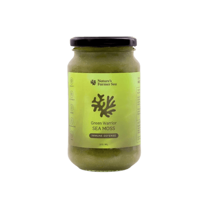 Sea Moss Gels Natures Farmer Sea Sea moss 375ml Green Warrior