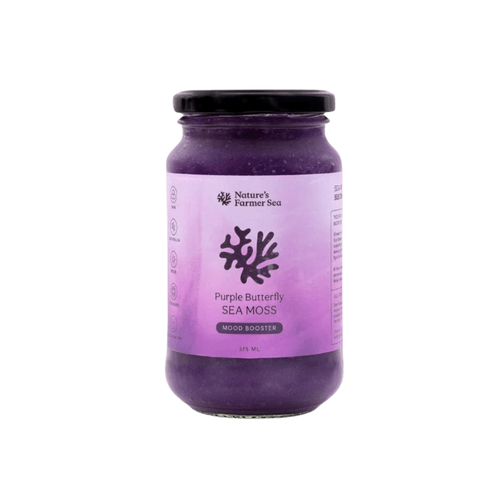 Sea Moss Gels Natures Farmer Sea Sea moss 375ml Purple Blutterfly