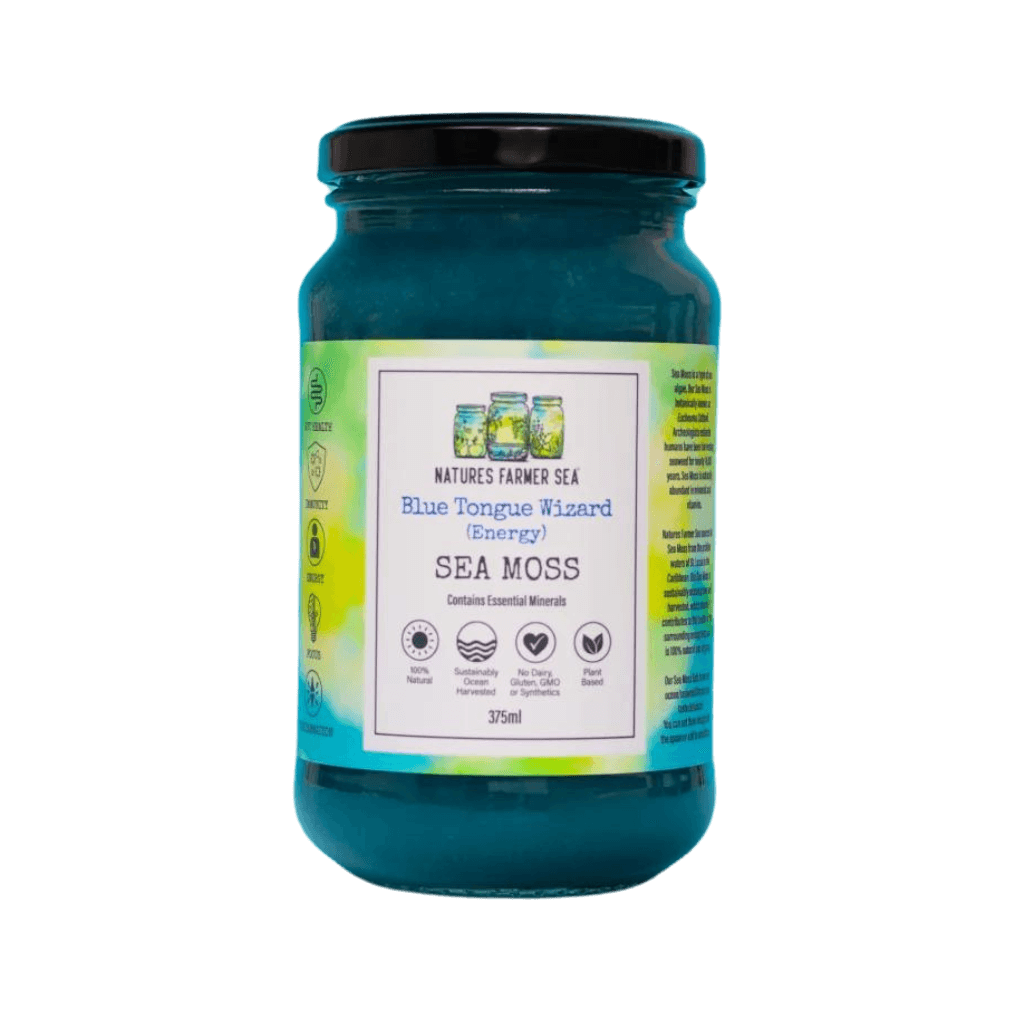 Sea Moss Gels Natures Farmer Sea Sea moss 500ml Blue Tongue Wizard