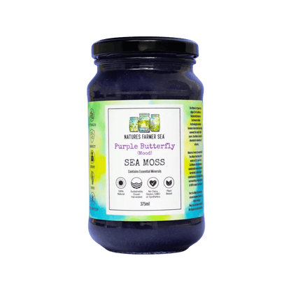 Sea Moss Gels Natures Farmer Sea Sea moss 500ml Purple Blutterfly