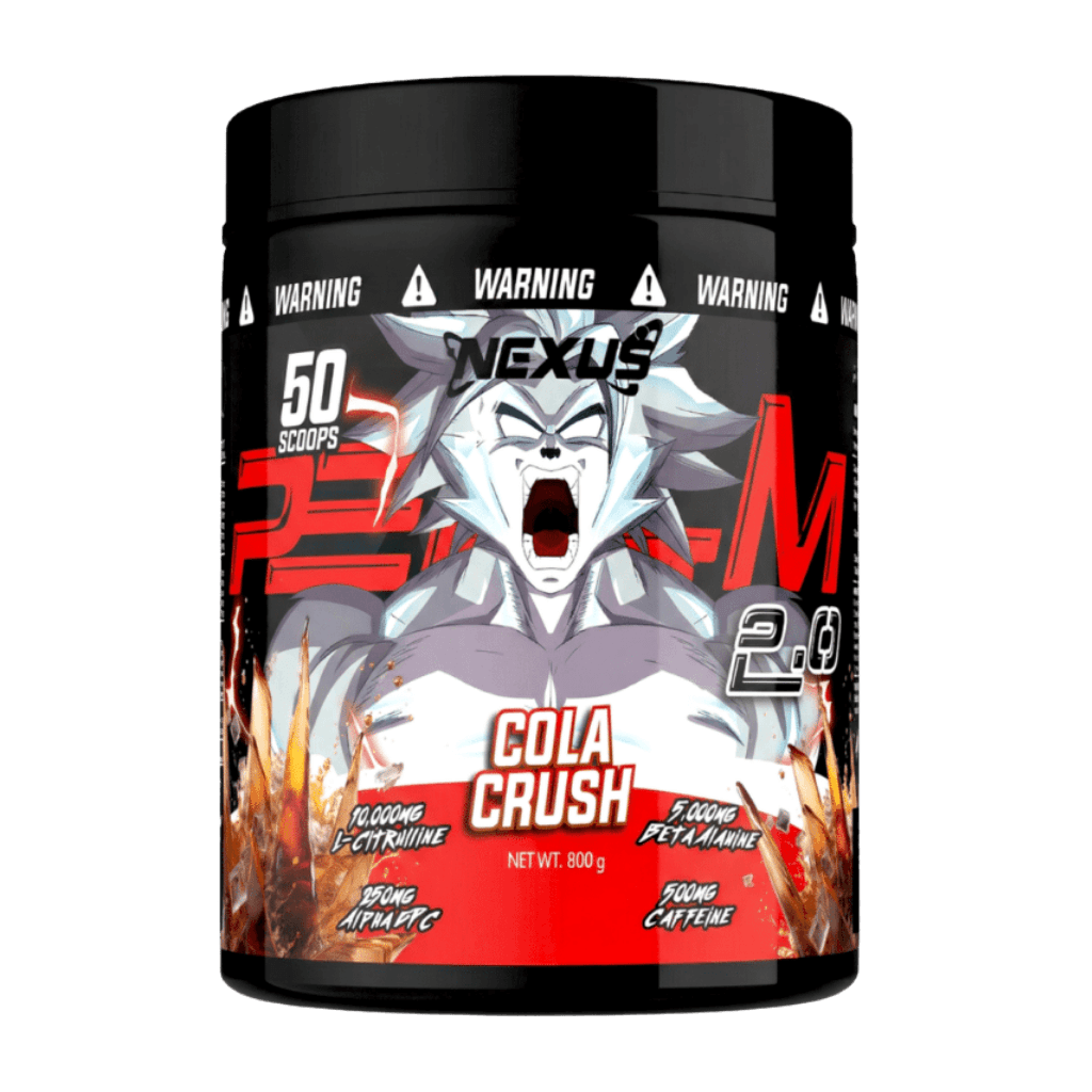 Per4m 2.0 Nexus Super high stimulant pre workout powder 50/25 Serves Cola Crush