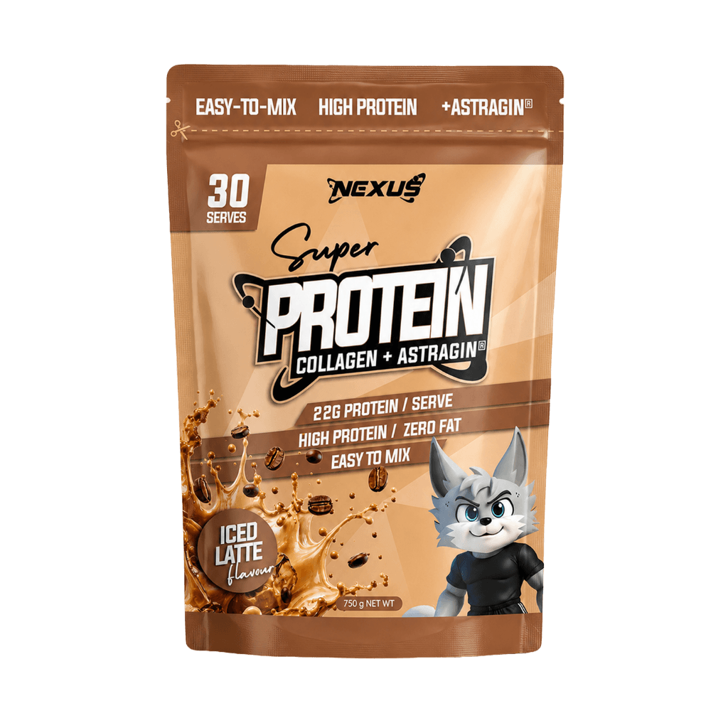 Super Protein Water Nexus Collagen protein powder 30 Serves Iced Latte