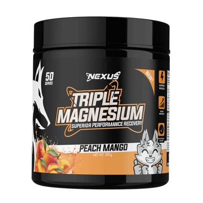 Triple Magnesium & Triple Magnesium Nexus Magnesium supplements 250g Peach Mango