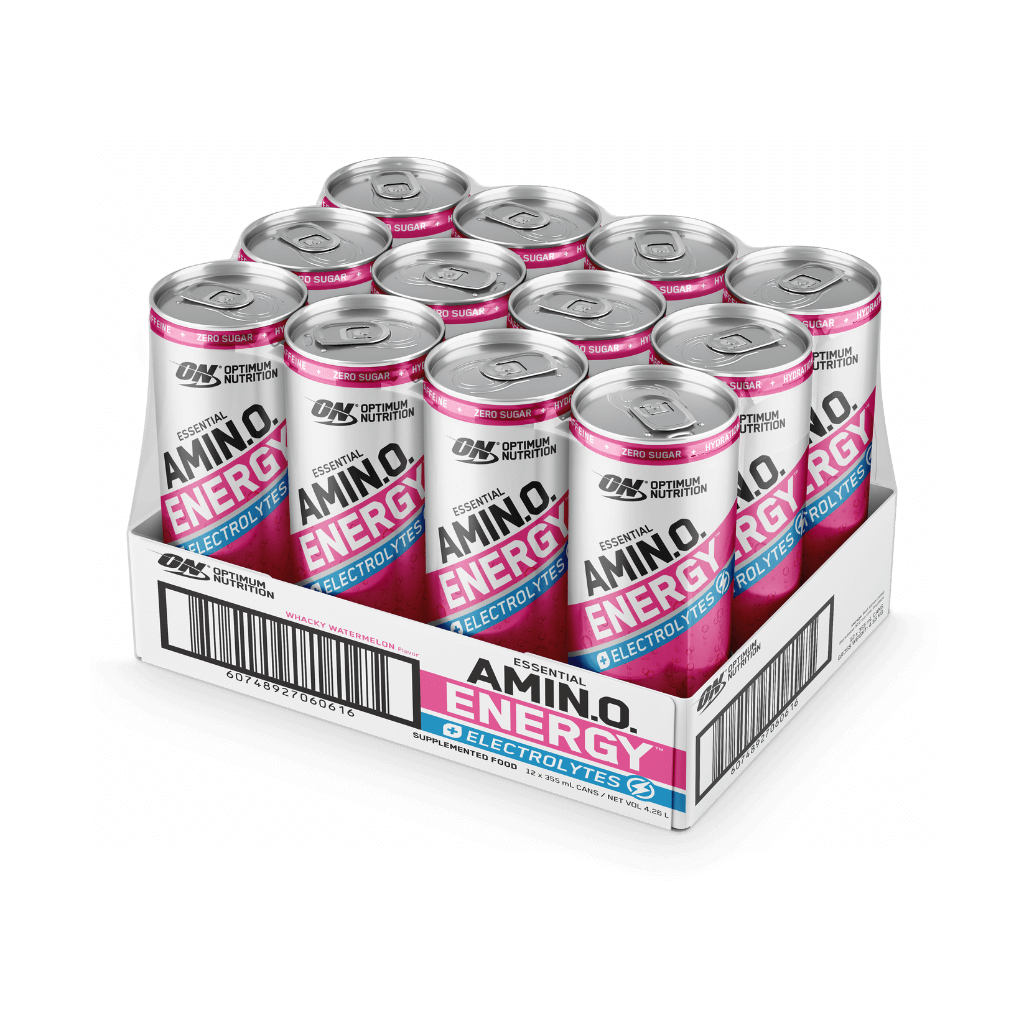 Amino Energy + Electrolyte Sparkling Can Optimum Nutrition Drinks for pre workout