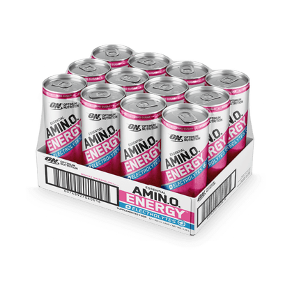 Amino Energy + Electrolyte Sparkling Can Optimum Nutrition Drinks for pre workout