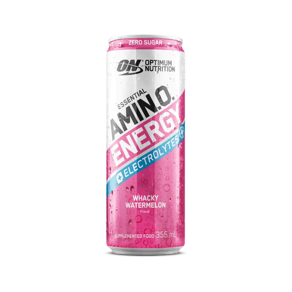 Amino Energy + Electrolyte Sparkling Can Optimum Nutrition Drinks for pre workout Single Watermelon