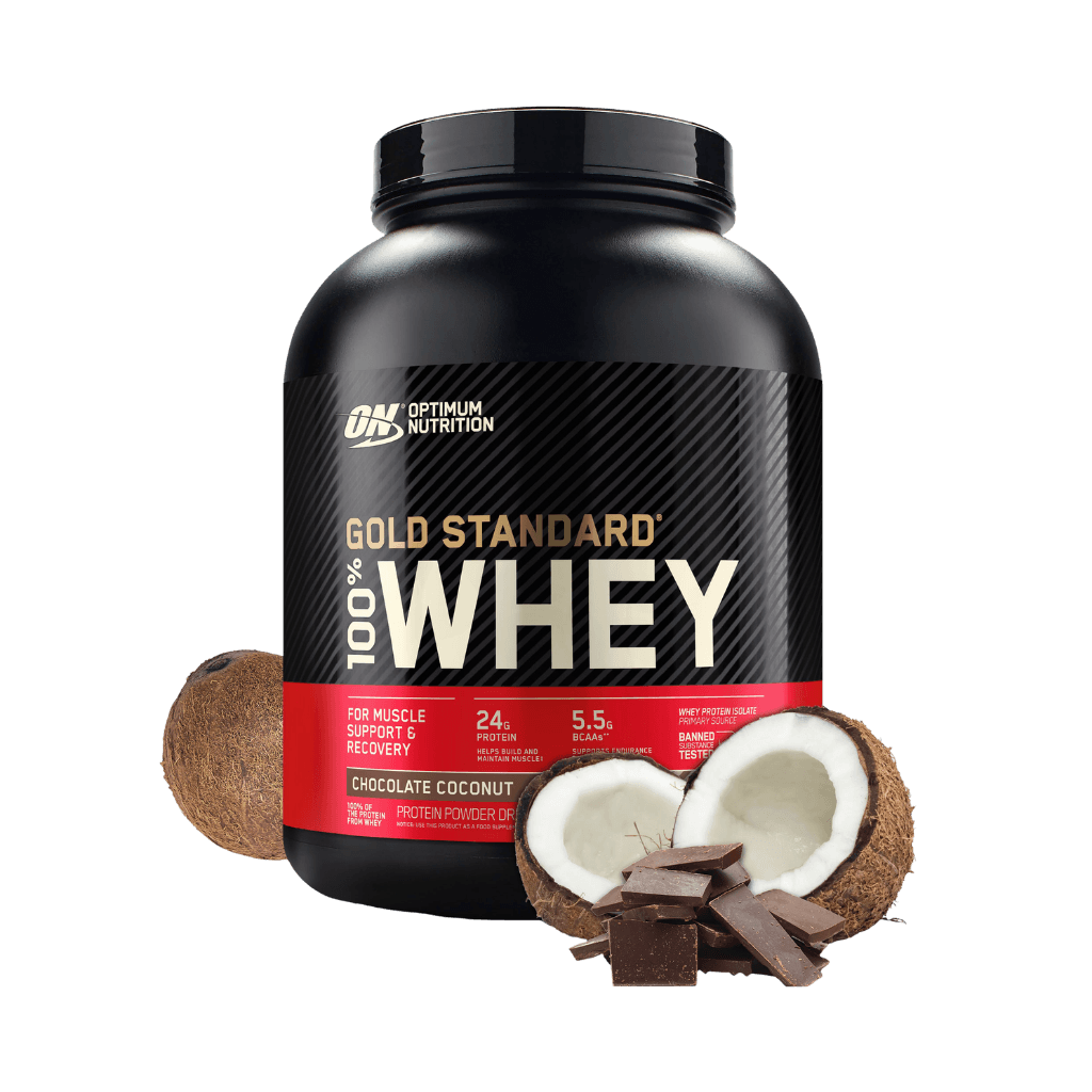 Gold Standard 100% Whey Optimum Nutrition Whey blend protein 72 Serves (2.27kg) Chocolate Coconut