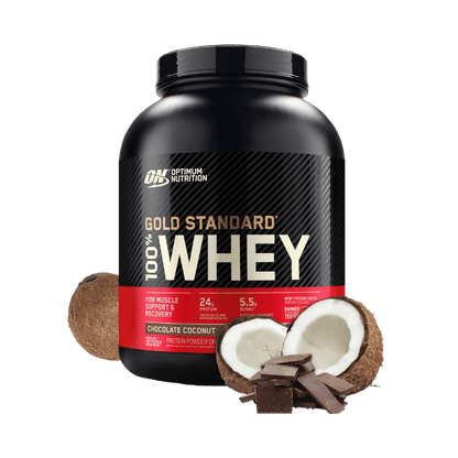 Gold Standard 100% Whey Optimum Nutrition Whey blend protein 72 Serves (2.27kg) Chocolate Coconut