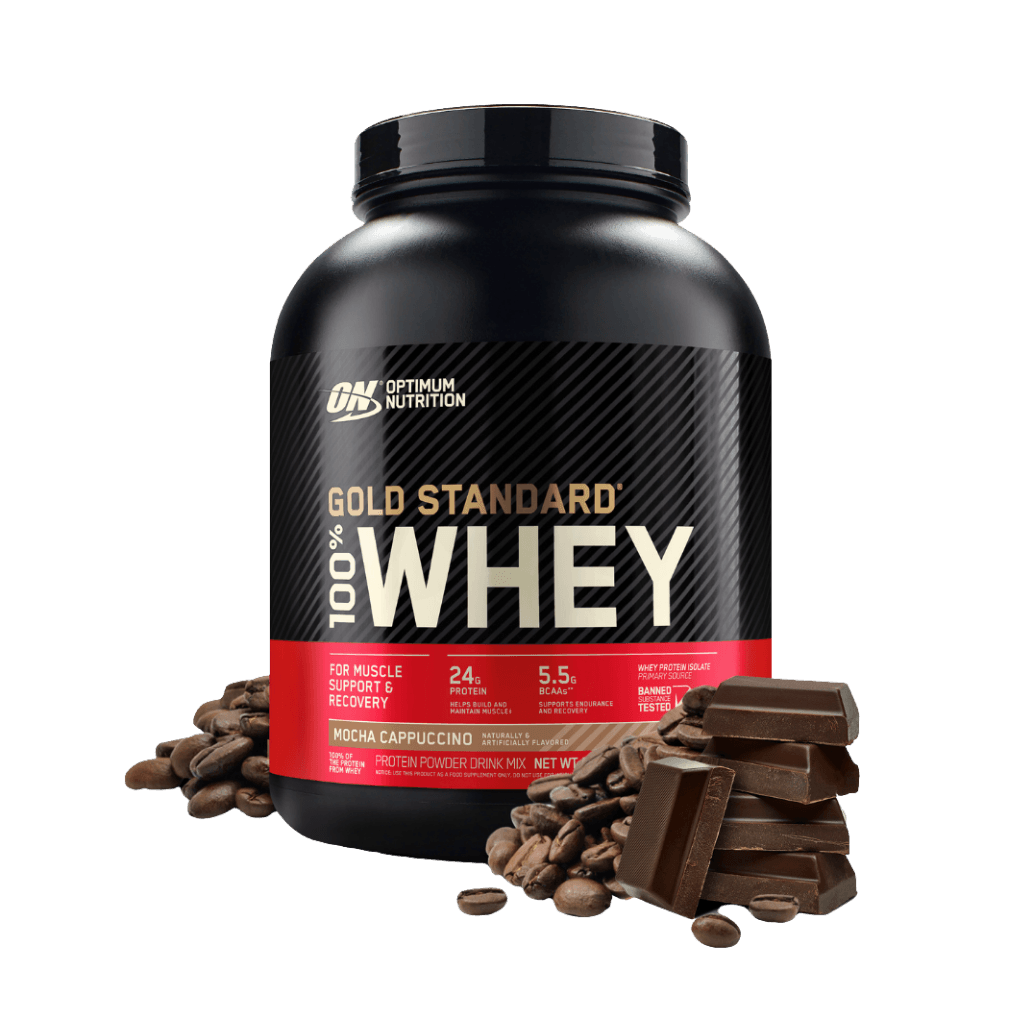 Gold Standard 100% Whey Optimum Nutrition Whey blend protein 72 Serves (2.27kg) Mocha Cappucino