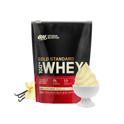 Gold Standard 100% Whey Optimum Nutrition Whey blend protein 14 Serves (454g) Vanilla Ice Cream